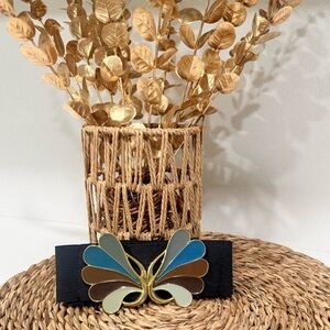 Colorful Butterfly Buckle Belt